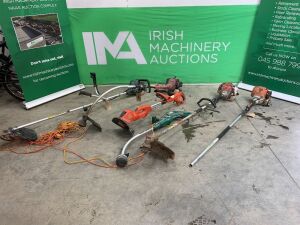 UNRESERVED 4 x Petrol Strimmers & 2 x Electric Strimmers