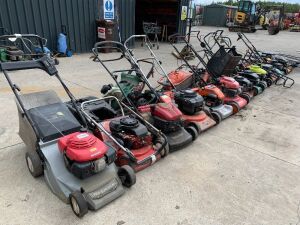 UNRESERVED Approx 18 x Lawnmowers (Petrol-Electric)