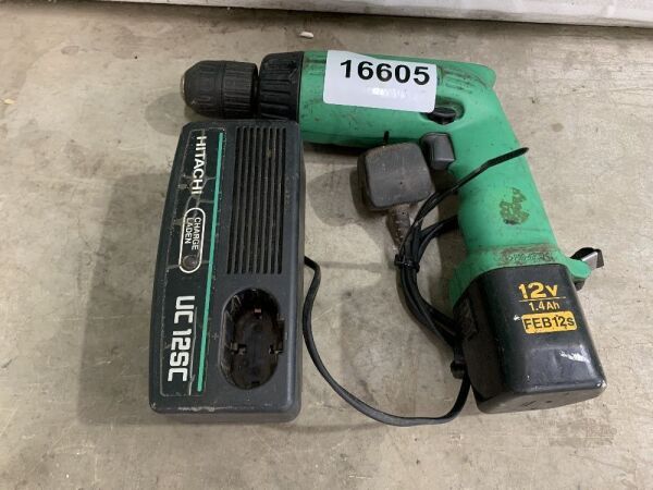 UNRESERVED Hitachi Cordless Drill