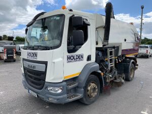 2015 DAF LF220FA 16T Sweeper Truck c/w Johnston VT651 Sweeper Body