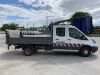 UNRESERVED 2017 Ford Transit 3.5T Twin Wheel Double Cab Tipper c/w Tail Lift - 4