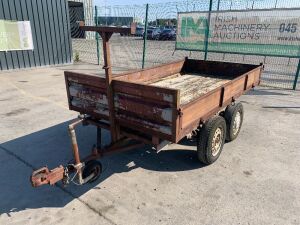 Double Axle Wooden Trailer