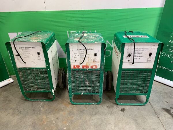 UNRESERVED 3 x EBAC Portable Dehumidifiers