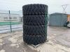 UNRESERVED 4 x Dump Truck Tyres - 23.5 x 25 x 24PR - 5