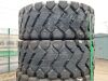 UNRESERVED 4 x Dump Truck Tyres - 23.5 x 25 x 24PR - 6