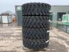 UNRESERVED 4 x Dump Truck Tyres - 23.5 x 25 x 24PR - 2