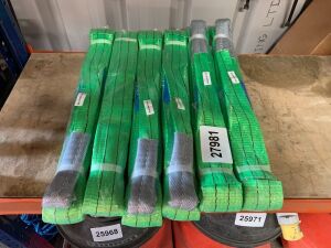 6 x 2T 2M Green Lifting Slings