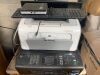 Selection of IT Equipment to include: Brother MFC-J265W, HP Laser Jet P1102 Desktop Printers, Dell - Keyboard, DVD Player and 3 Computer Screens. - 2