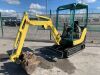 2007 Yanmar SV15 Mini Excavator c/w 3 x Buckets