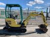 2007 Yanmar SV15 Mini Excavator c/w 3 x Buckets - 5