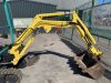 2007 Yanmar SV15 Mini Excavator c/w 3 x Buckets - 18