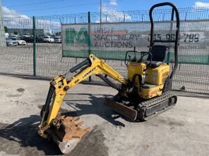 2016 Yanmar SV08 Mini Excavator c/w 3 x Buckets