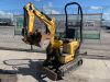 2016 Yanmar SV08 Mini Excavator c/w 3 x Buckets - 2