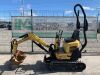 2016 Yanmar SV08 Mini Excavator c/w 3 x Buckets - 4