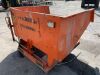 2019 DRE 1500Ltr Tipping Skip To Suit Forklift/Teleporter - 6