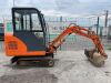 1.8T Mini Excavator c/w 3 x Buckets - 6