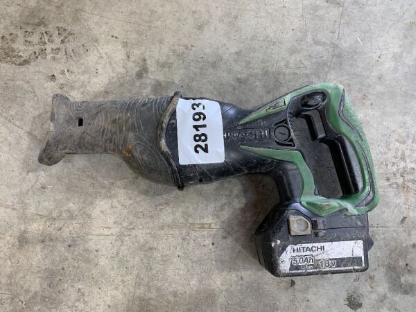 UNRESERVED Hitachi CR18DSL 18V Cordless Resip Saw