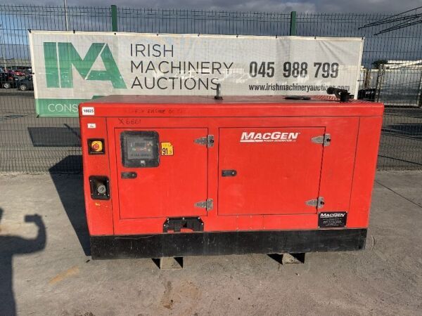 UNRESERVED 2017 MACGEN 45KVA Diesel Generator