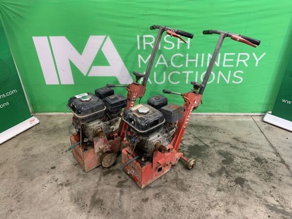 2 x Diamas CG200 Petrol Pedestrian Concrete Scarifier