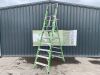 UNRESERVED Little Giant 3.2M 7 Step Fibreglass Podium Ladder
