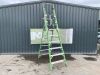 UNRESERVED Little Giant 3.2M 7 Step Fibreglass Podium Ladder - 2
