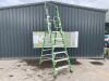 UNRESERVED Little Giant 3.2M 7 Step Fibreglass Podium Ladder - 2