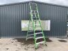 UNRESERVED Little Giant 3.2M 7 Step Fibreglass Podium Ladder - 2