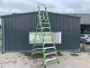 UNRESERVED Little Giant 3.8M 8 Step Fibreglass Podum Ladder - 2