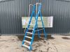 UNRESERVED Lyte 2.47M 7 Step Fibreglass Platform Ladder