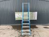 UNRESERVED Lyte 2.47M 7 Step Fibreglass Platform Ladder - 3