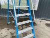 UNRESERVED Lyte 2.47M 7 Step Fibreglass Platform Ladder - 5