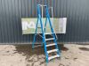 UNRESERVED Lyte 2.26M 6 Step Fibreglass Platform Ladder - 2