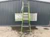 UNRESERVED Little Giant 2.88M 6 Step Fibreglass Platform Ladder - 3