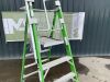 UNRESERVED Little Giant 2.6M 4 Step Fibreglass Platform Ladder - 5