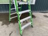UNRESERVED Little Giant 2.6M 4 Step Fibreglass Platform Ladder - 4