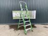 UNRESERVED Little Giant 2.6M 4 Step Fibreglass Platform Ladder - 2