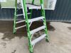 UNRESERVED Little Giant 2.6M 4 Step Fibreglass Platform Ladder - 4