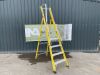 UNRESERVED Clow 1.39M 5 Step Fibreglass Podium Ladder - 2