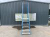 UNRESERVED Lyte 2.7M 8 Step Fibreglass Platform Ladder - 2