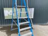 UNRESERVED Lyte 2.7M 8 Step Fibreglass Platform Ladder - 5