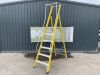 UNRESERVED Clow 1.68M 6 Step Fibreglass Platform Ladder