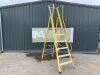 UNRESERVED Clow 1.68M 6 Step Fibreglass Platform Ladder - 2