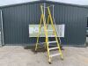 UNRESERVED Clow 1.68M 6 Step Fibreglass Platform Ladder - 2