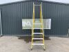 UNRESERVED Clow 1.68M 6 Step Fibreglass Platform Ladder - 3