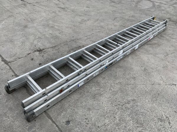 UNRESERVED Youngman 500 Industrial 3 Stage Extension Ladder