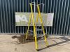 UNRESERVED Clow 1.13M 4 Step Fibreglass Platform Ladder - 3