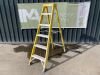 UNRESERVED Clow 1.6M 6 STep Fibreglass Step Ladder