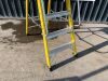 UNRESERVED Clow 1.13M 4 Step Fibreglass Platform Ladder - 4