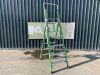 UNRESERVED Little Giant 1.15M 4 Step Fibreglass Platform Ladder - 3