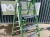 UNRESERVED Little Giant 1.15M 4 Step Fibreglass Platform Ladder - 5